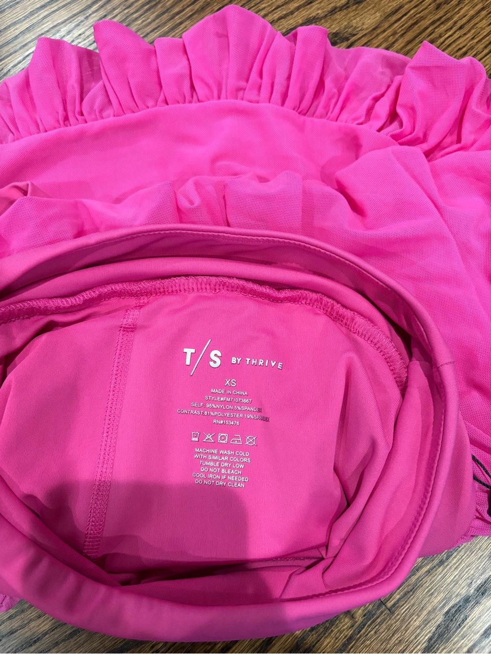 Pink bubble skort - Picture 3 of 3